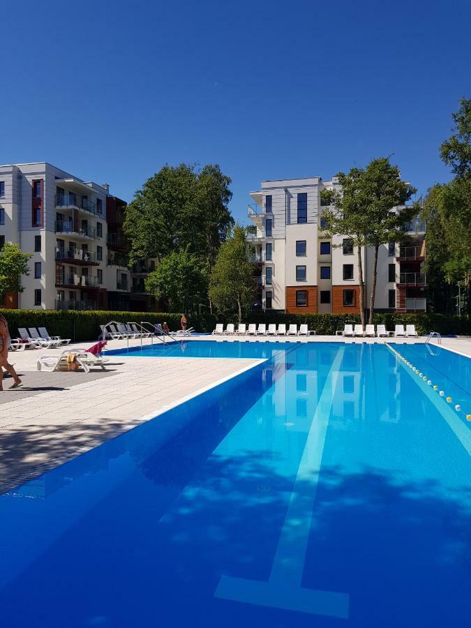 Apartament Pomaranczowy Z Basenem,Sauna-Blisko Morza. Kolobrzeg Dış mekan fotoğraf