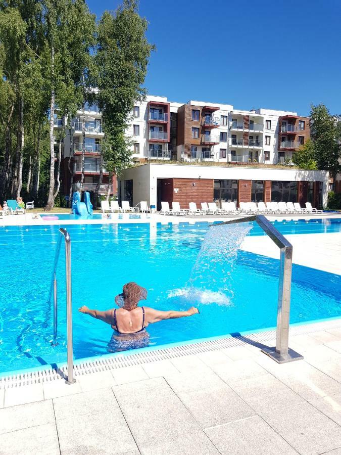 Apartament Pomaranczowy Z Basenem,Sauna-Blisko Morza. Kolobrzeg Dış mekan fotoğraf
