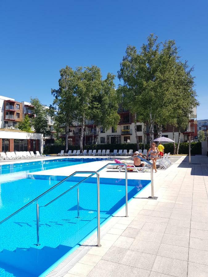 Apartament Pomaranczowy Z Basenem,Sauna-Blisko Morza. Kolobrzeg Dış mekan fotoğraf