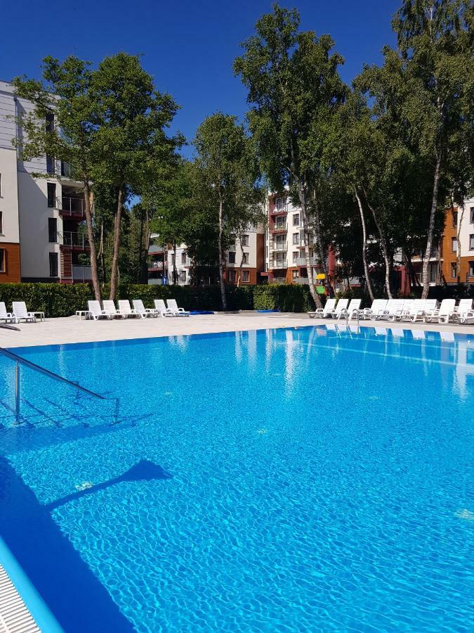 Apartament Pomaranczowy Z Basenem,Sauna-Blisko Morza. Kolobrzeg Dış mekan fotoğraf